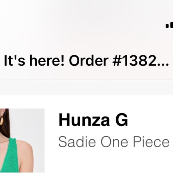 SALE • NWT • Hunza G Sadie Bathing Suit in Emerald - Picture 7 of 13